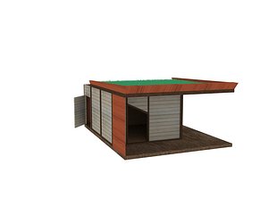 3D MODERN DOG HOUSE