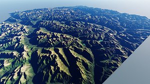 Alp Terrain 25 3D model