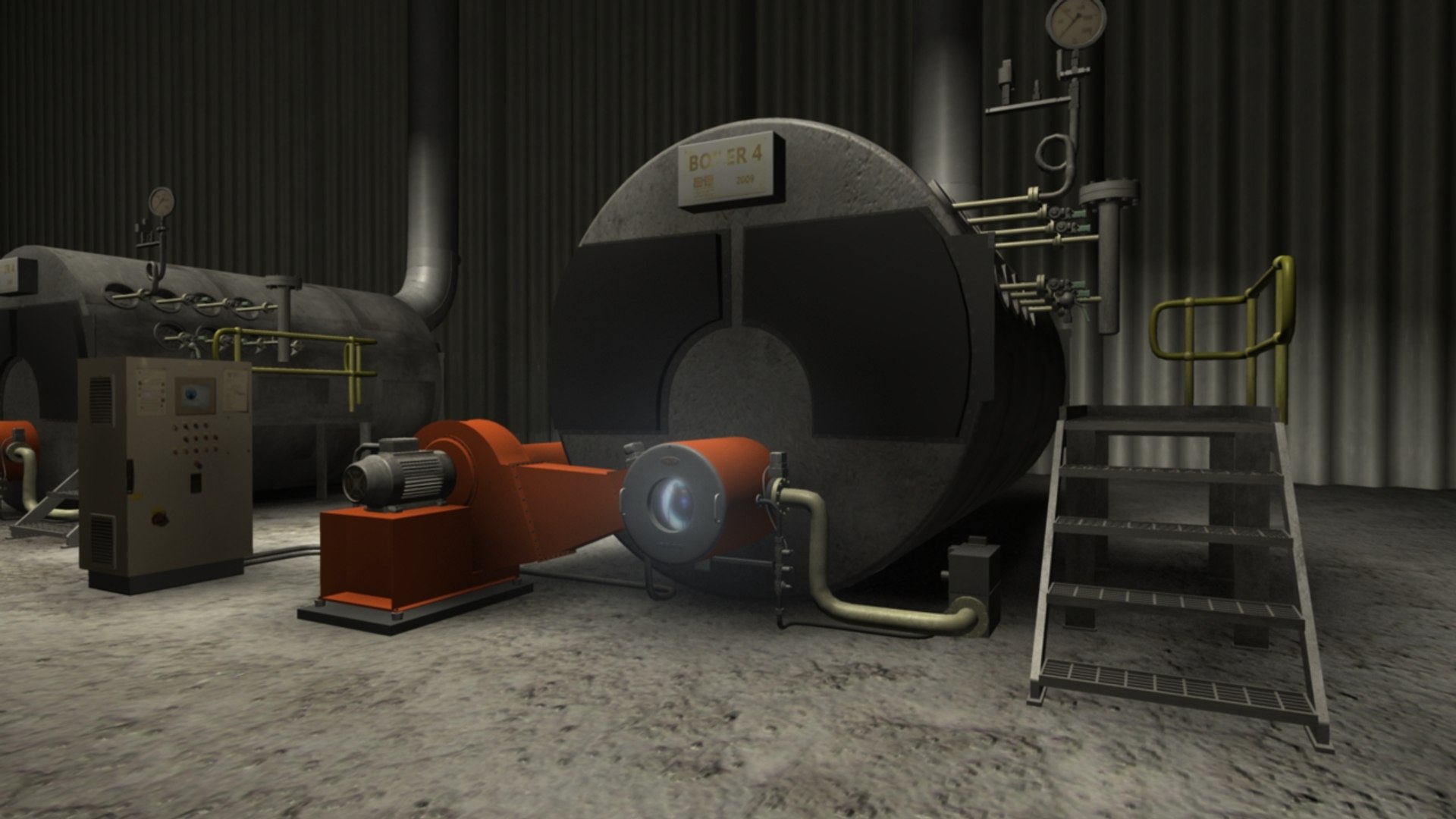 3D Boiler - TurboSquid 1207715