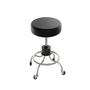3D model Hospital Stool