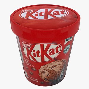 Ice cream KitKat 3D