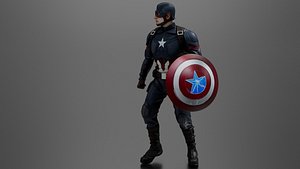 3D Captain America