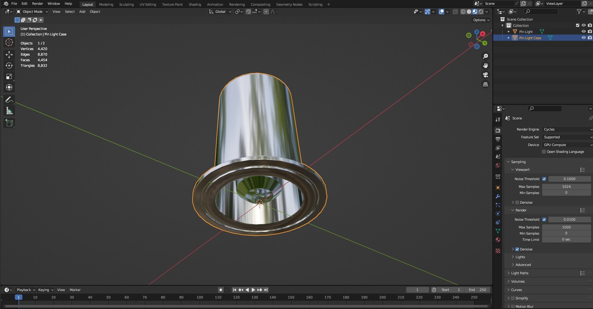 Free Pin Light 1 3D - TurboSquid 1823277