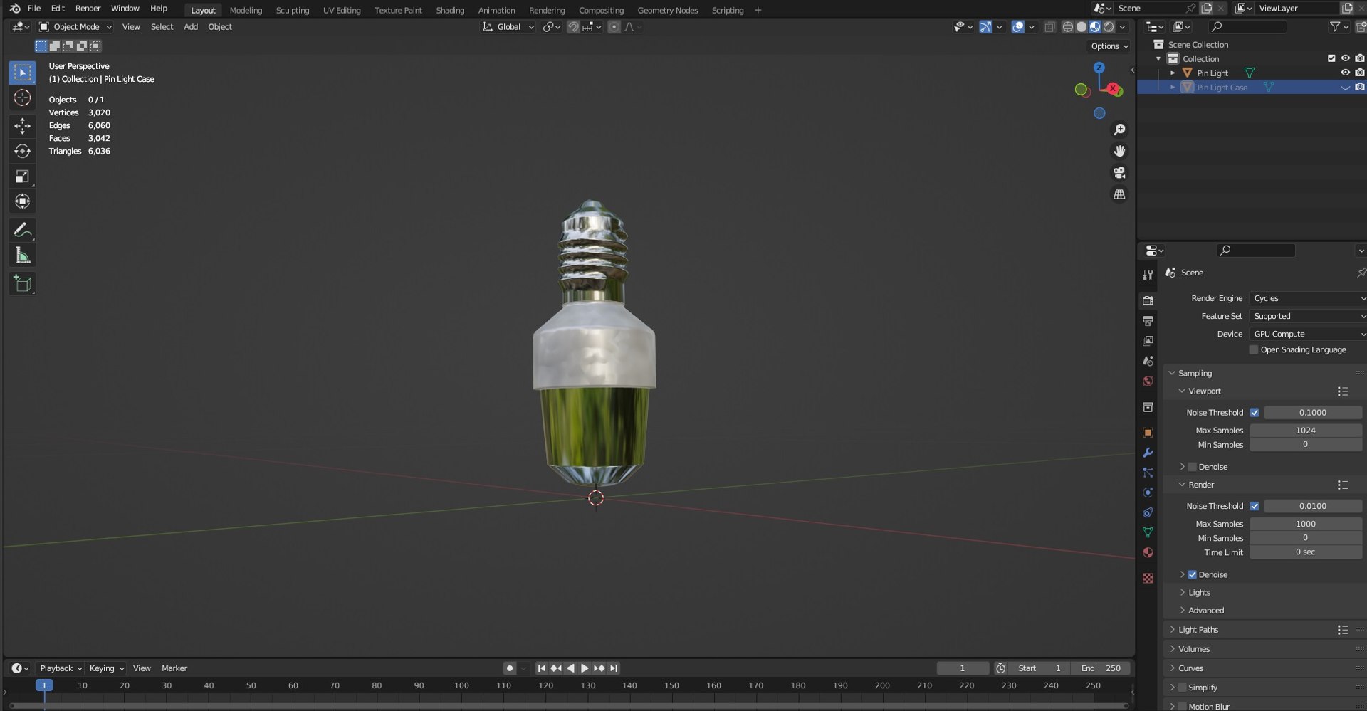 Free Pin Light 1 3D - TurboSquid 1823277