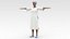 Female Patient with White Gown