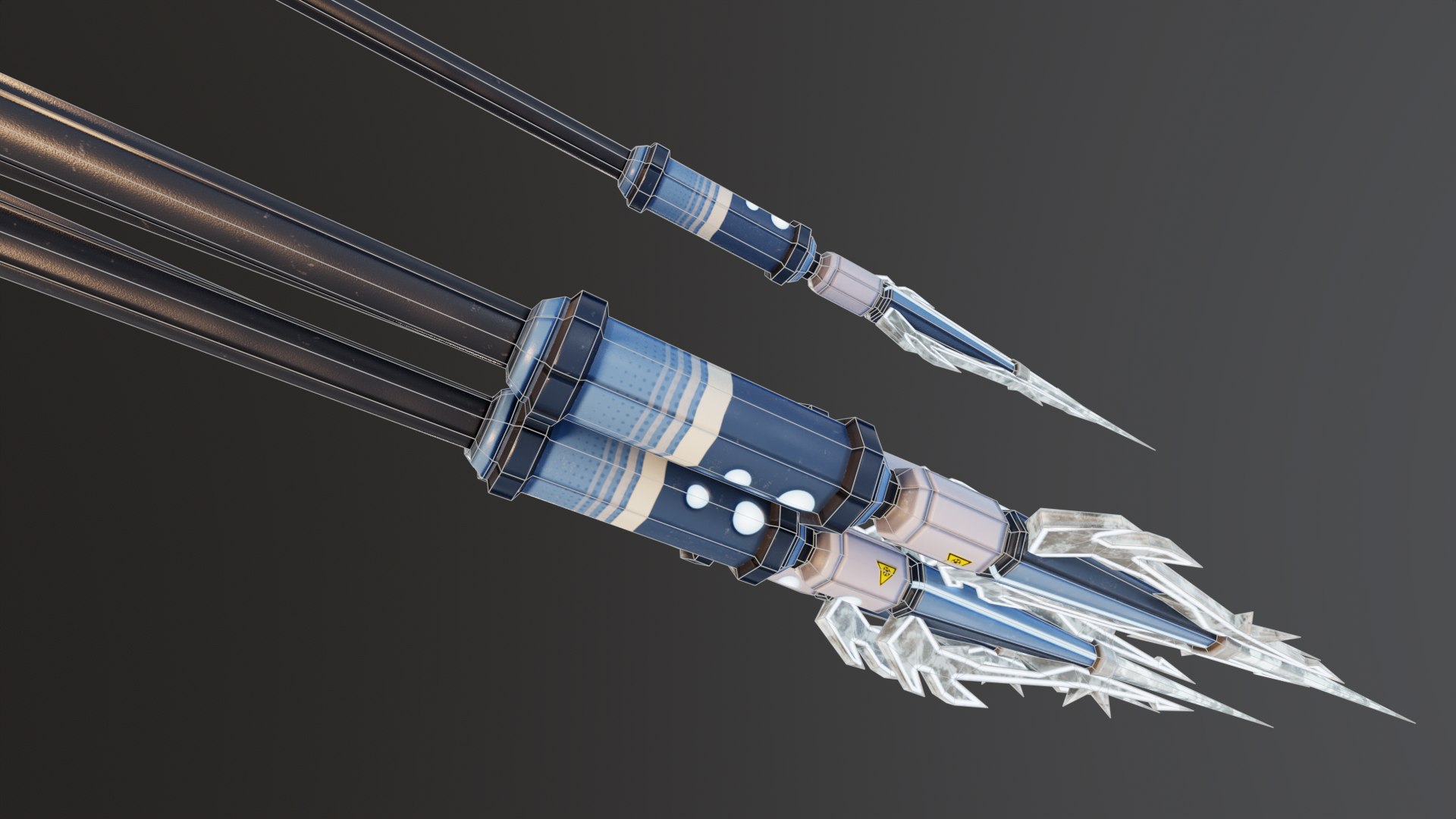 3D Model Sci-Fi Ice Arrows - TurboSquid 2279167