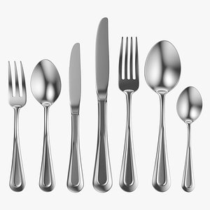 3D Classic Cutlery Set 7 Pieces COLLECTION