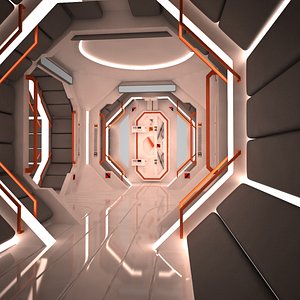 Scifi Corridor Interior