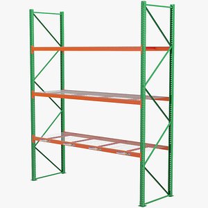 Warehouse Shelf 3D model