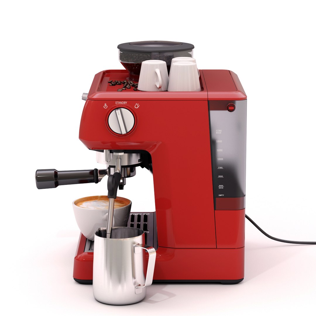 Breville Barista Express Bes870cbxl 3d Max