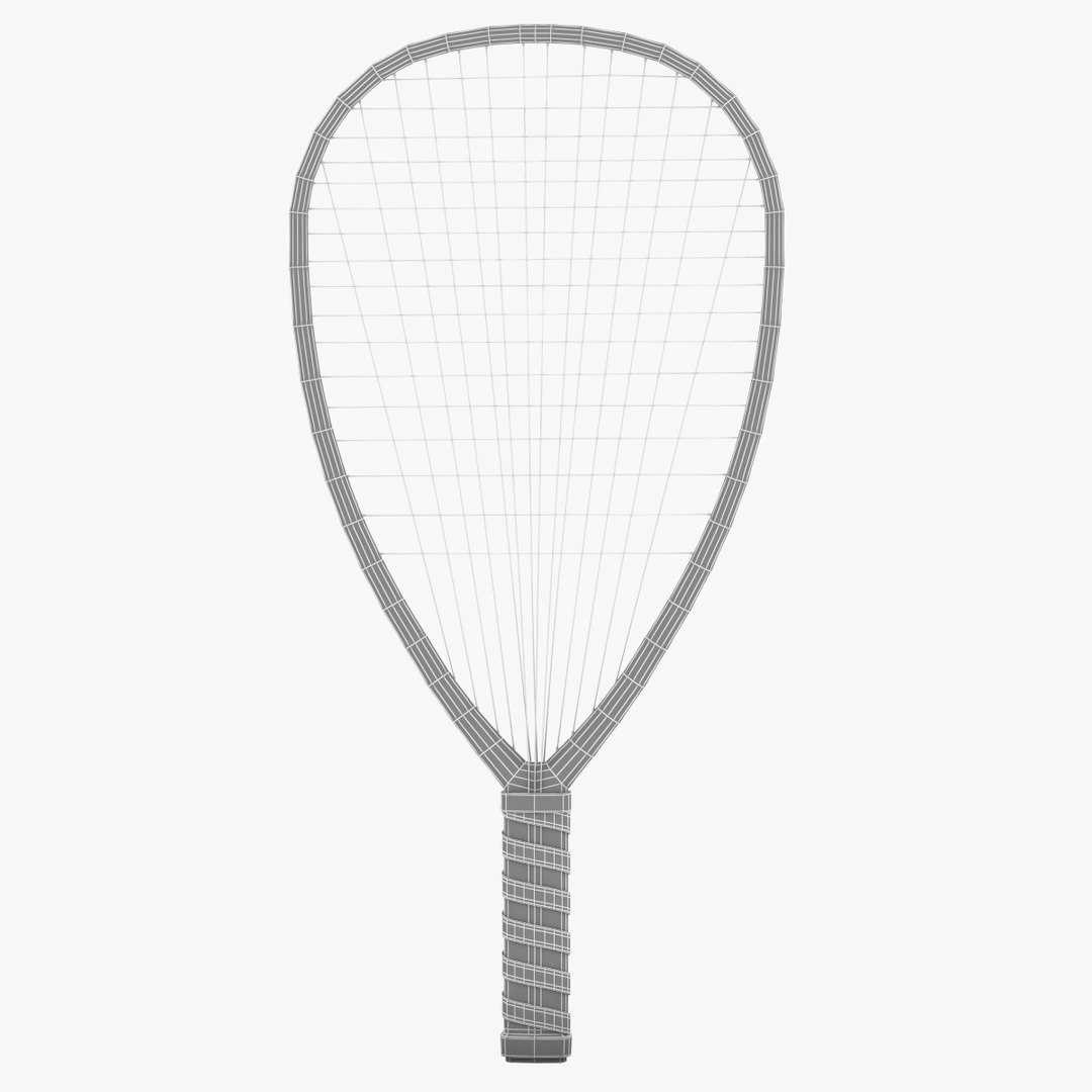3d Racquetball Racquet Model