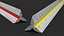 Technical Triangular Scale Ruler model