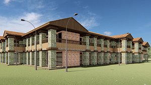 3D Passenger hotel model