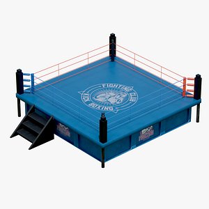 3Dmodel Boxingring Sportsarena Combatsports Boxingarena 3Drendering 3Ddesign Digitalmodel Boxingequi model