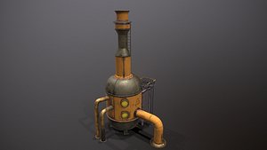 3D model industrial blender