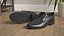 Plain Toe Derby Shoes Black