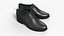 Plain Toe Derby Shoes Black