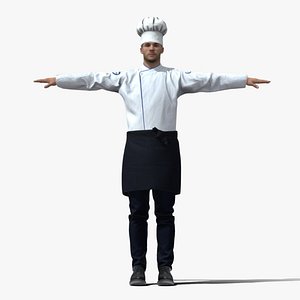 Rigged 3D Chef