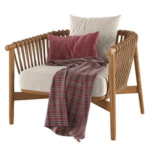 Armchair Tulum 3D model