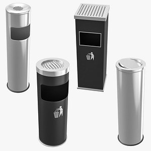 ashtray bin model