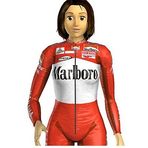 3d max woman character