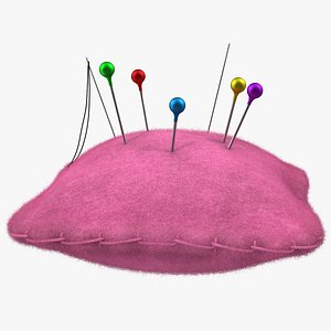 Pin Cushion with Fur