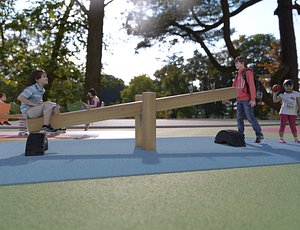 3D galopin b109b playground modeled