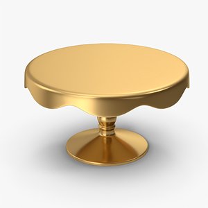 3D model Gold Cakestand