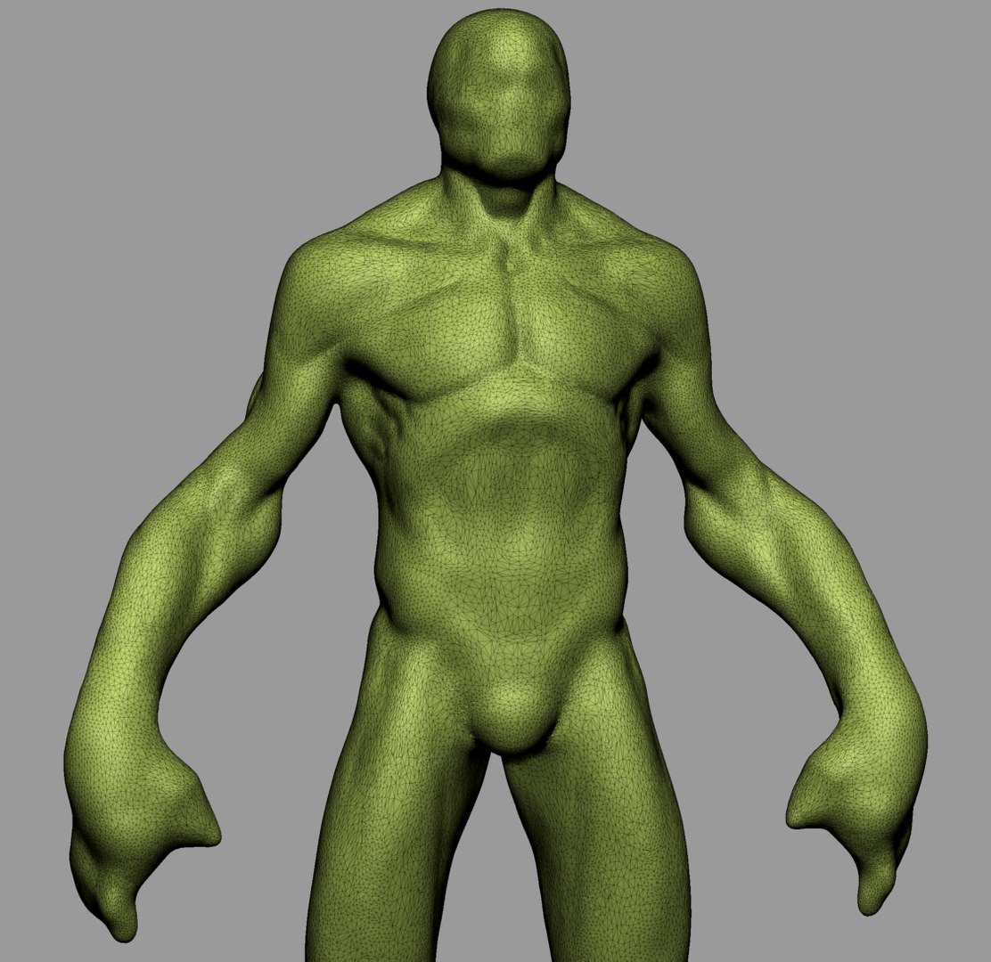 3D Creature Body - TurboSquid 1433584