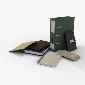 Notebook - Ring Binder - Folder 3D model