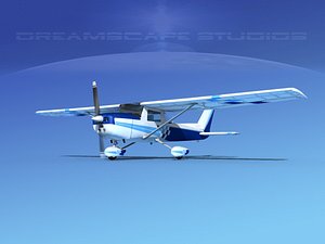 3d model cessna 152 aerobat