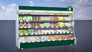 Store Display Refrigerator Freezer Tofu Soybean