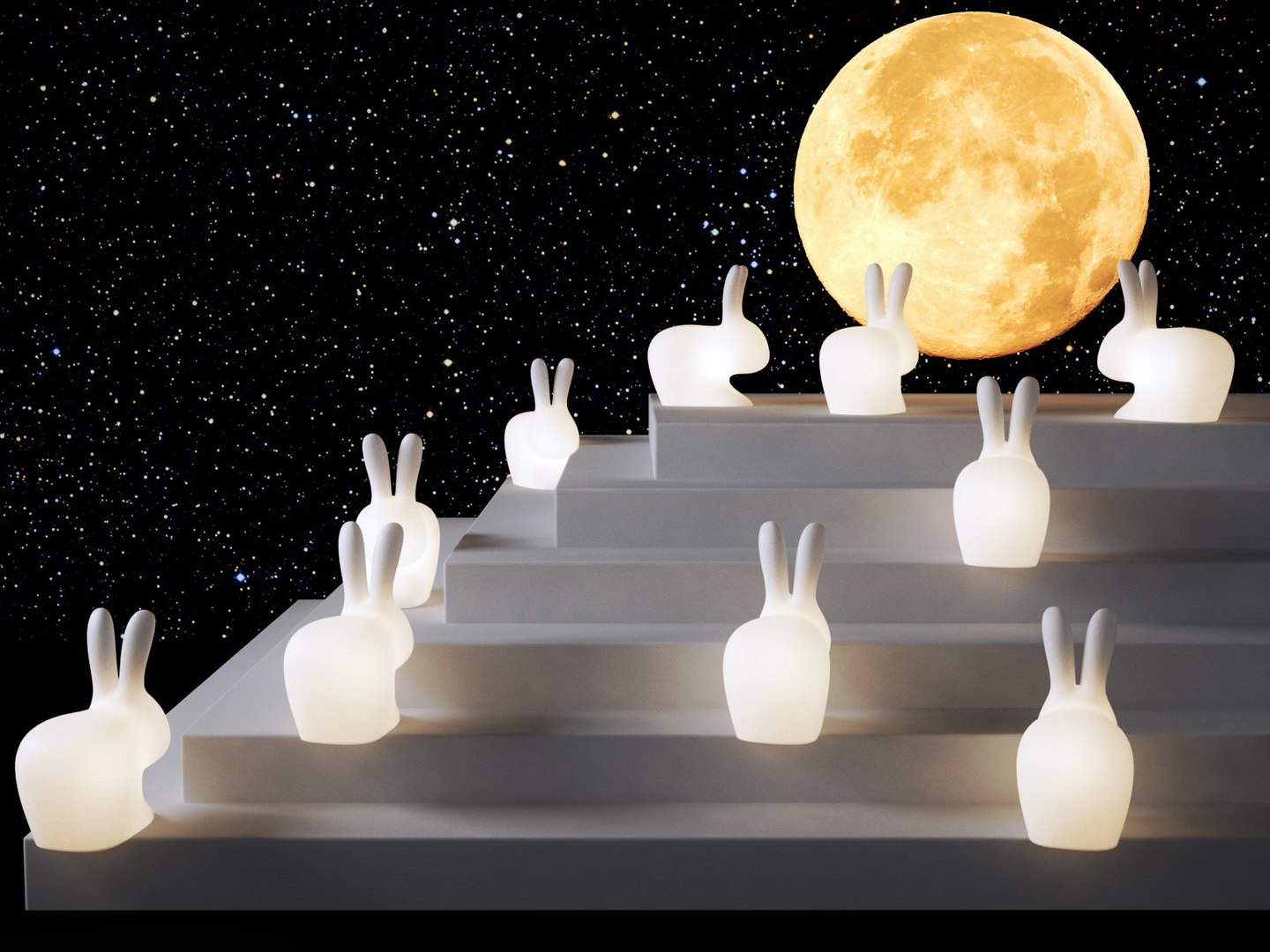 Free Rabbit Lamps 3D - TurboSquid 1161086