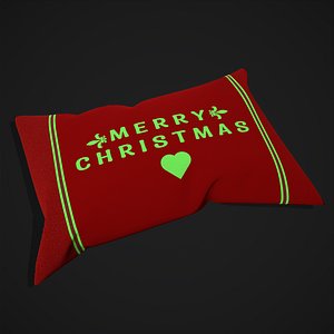 Christmas big pillow red and green