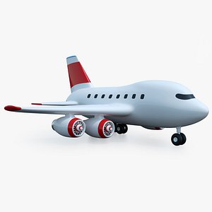 Toy Cartoon Airliner V3