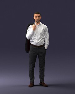 3D office manager model