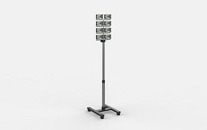3D LED Floodlight tower 3D model model
