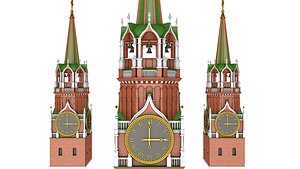 Kremlin Clock 3D model