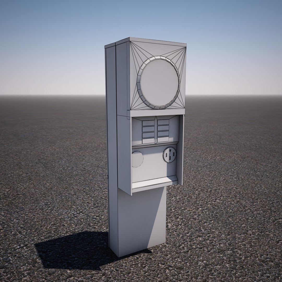 3d Electrical Box