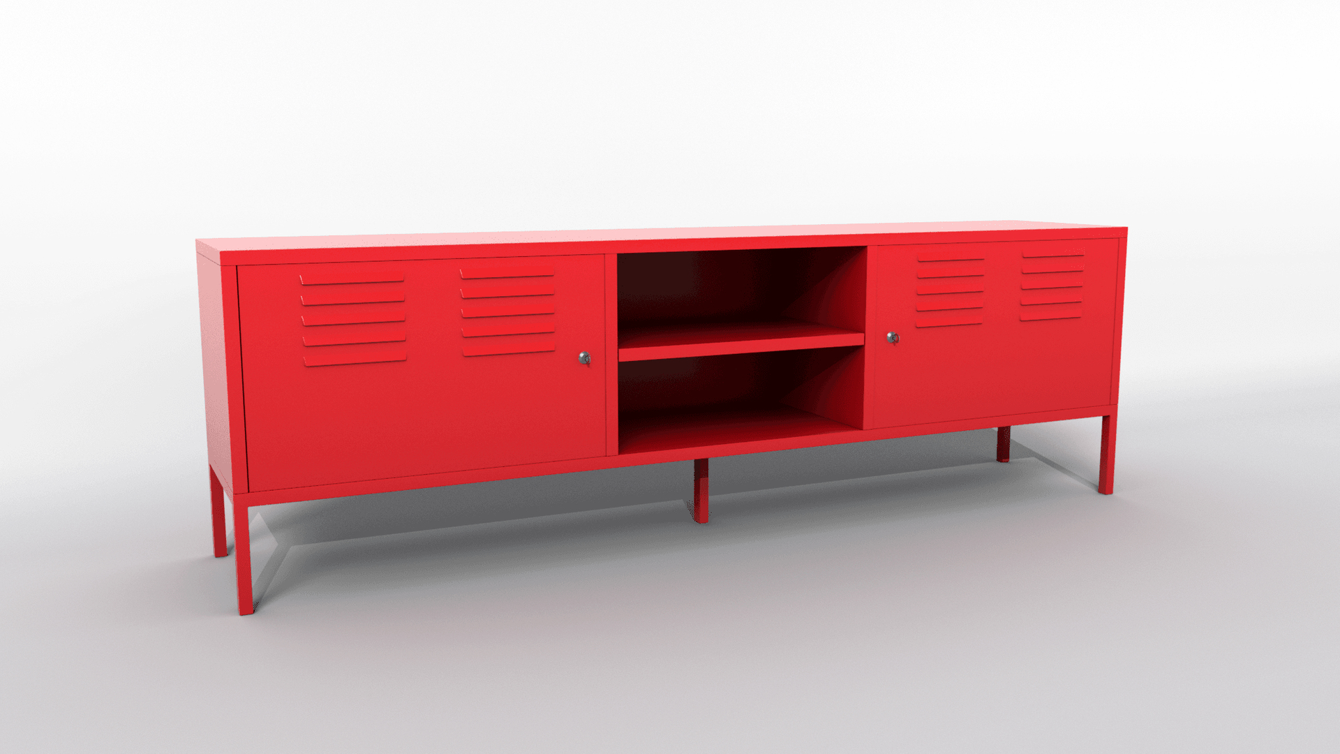 Metal Tv Unit 3D Model - TurboSquid 1818814