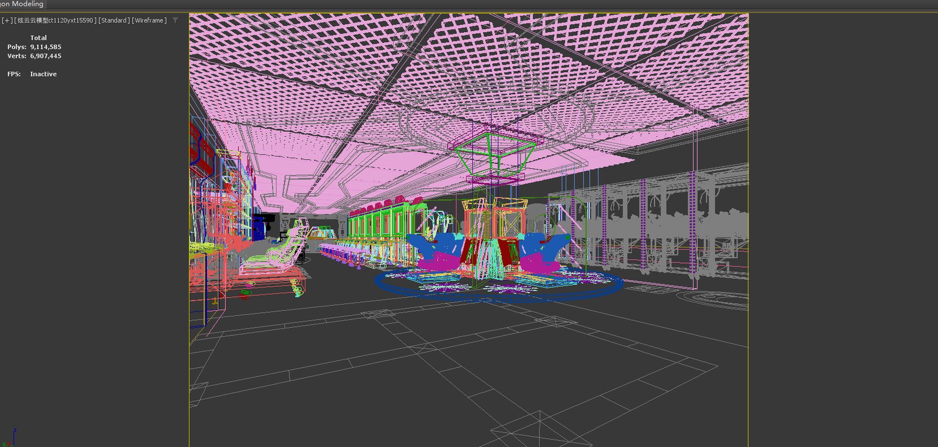 3D model Modern Entertainment Game Hall Model - TurboSquid 2056085
