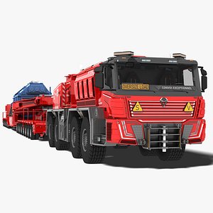 3D Heavy Haulage Grider Frame Trailer