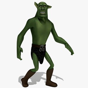 rigged character 3d model