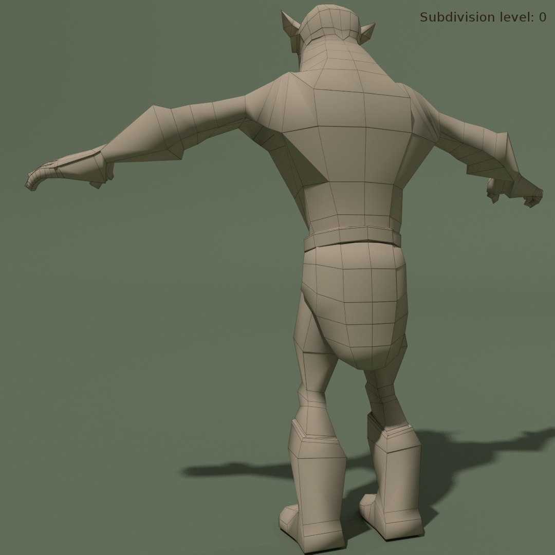 Rigged Character 3d Model