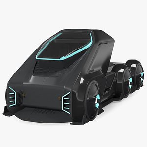 Science Fiction Truck Black