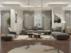 Modern Chairman Office 3D model