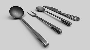 Spoon and Fork Medieval M1