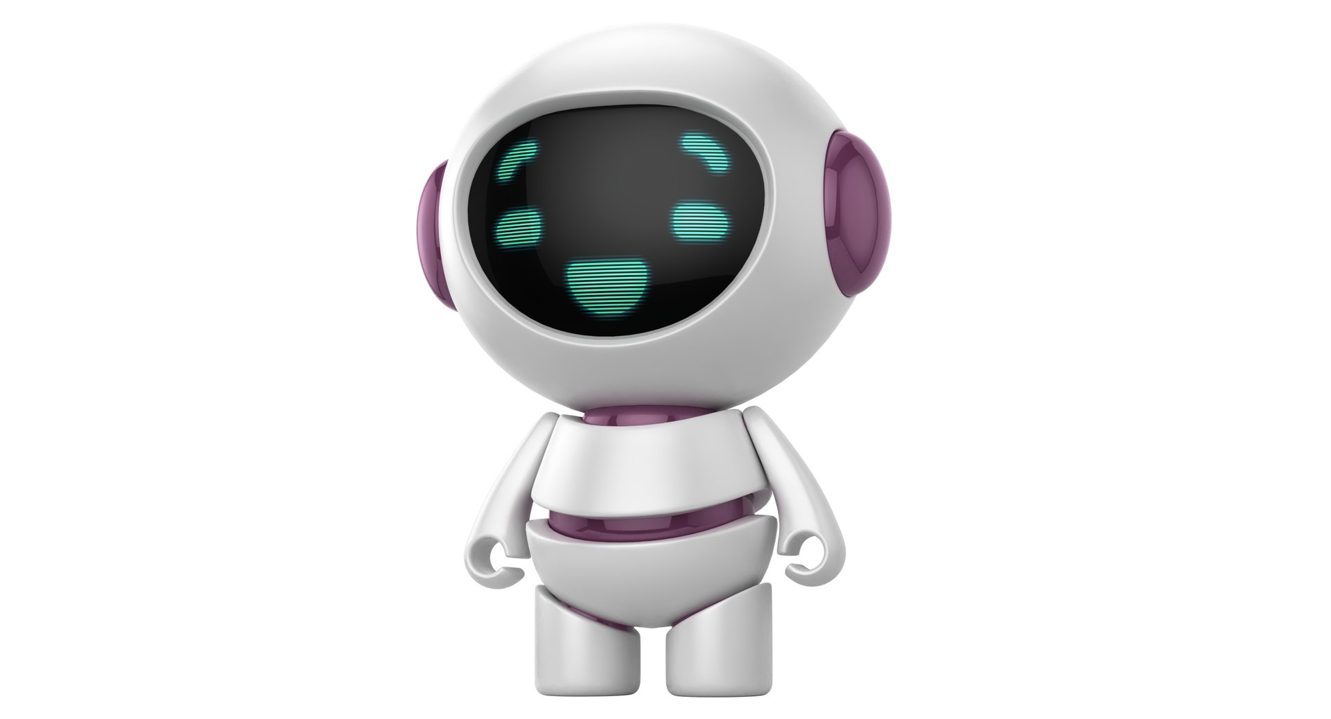 Cute 3d Robot With Game 10265395 PNG