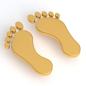 Foot Prints gold