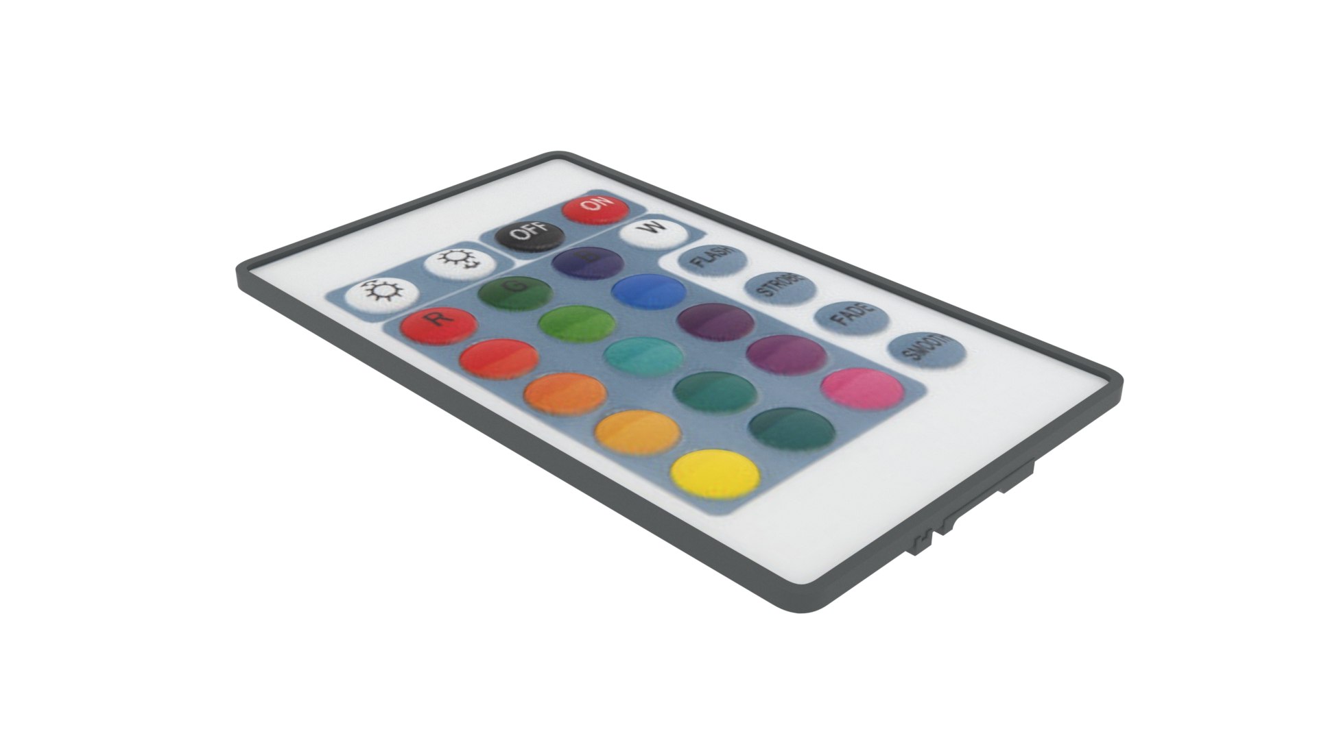 RGB Light Remote Control 3D TurboSquid 1745518